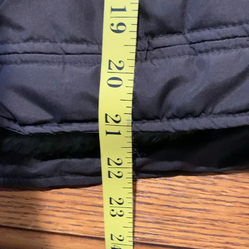 Vanity Brown Puffer Vest with Faux Fur Lining and Hat • Size Small - Picture 12 of 12